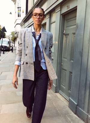 Jude Wool Blend Blazer - UK 12 | EU 38 | US 08 / Black & White Check