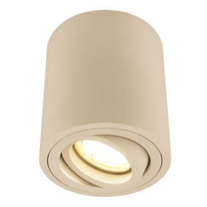 LED Ceiling Spotlight Surface Mounted - Dimmable - ø95mm - 3W - Warm White - Beige - Tiltable
