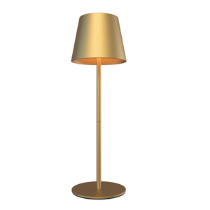 Rechargeable Table Lamp USB – Gold – IP54 – Cordless – Touch Controls – Dimmable – CCT – 4400 mAh Battery - Nyra