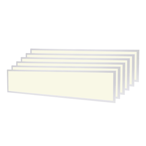 6x Panneau LED 120x30 - 36W - 3000K - 100 Lm/W - Sans scintillement - UGR <22 - Garantie de 3 ans