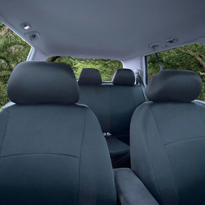 9 Piece Car Seat Cover Set Black