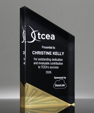 Gilded Onyx Acrylic Peak Award