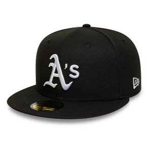 Athletics MLB Black 59FIFTY Fitted Cap