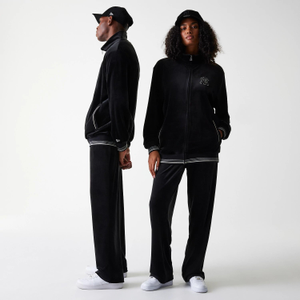 New York Yankees MLB Velour Black Track Pants