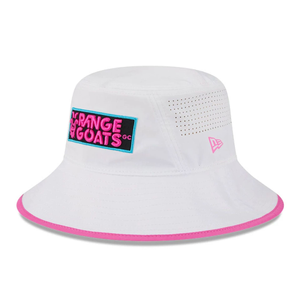 Rangegoats LIV Golf 2025 White Explorer Bucket Hat