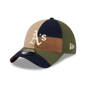 Athletics MLB Patchwork Open Brown 9TWENTY Adjustable Cap