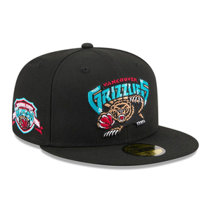 Vancouver Grizzlies NBA Hardwood Classic Black 59FIFTY Fitted Cap