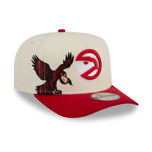 Atlanta Hawks NBA Red 9FIFTY A-Frame Snapback Adjustable Cap