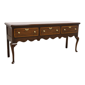 Henkel Harris 2378 29 Jamestown Colony Banded Mahogany Huntboard Sideboard