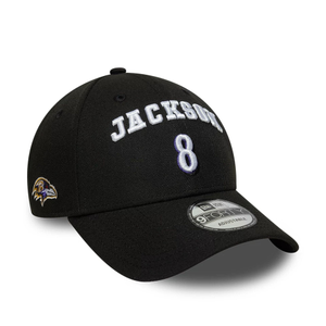 Baltimore Ravens NFL Lamar Jackson Black 9FORTY Adjustable Cap