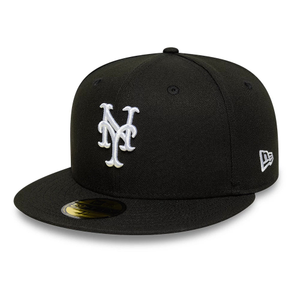 New York Mets MLB Black 59FIFTY Fitted Cap