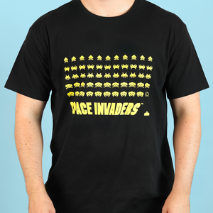 Space Invaders Tee Arcade Game Black 3XL