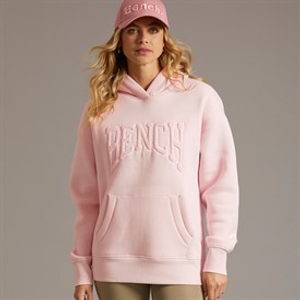 Bench Womens Riddy Oversized Hoodie Pink Frost