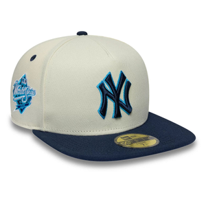 New York Yankees MLB White 59FIFTY A-Frame Fitted Cap