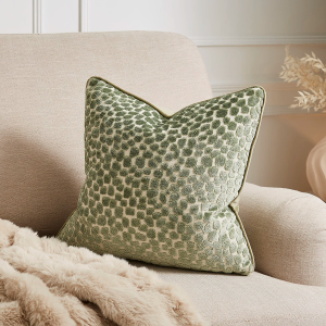 Luxury Audrey Cushion - Sage 43x43cm