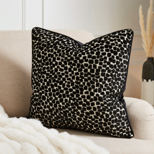 Luxury Audrey Cushion - Black 55x55cm