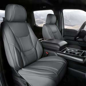 RAM 1500 Seat Covers - Custom-Fit, Comfort Leather, Easy Install - Quad Cab / Bucket Seats