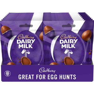 Cadbury Dairy Milk Mini Chocolate Eggs Bag 77g (Box of 23)