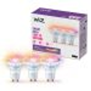 Multipack 3x WiZ Smart LED Spot GU10 PAR16 5W 400lm 36D | Best Colour Rendering - Dimmable - Replaces 50W
