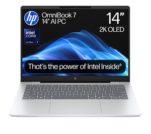 HP Laptop OmniBook 7 - Intel Ultra 7 Series 2 16GB DDR5 RAM 1TB SSD Backlit KB 14" OLED FHD Screen