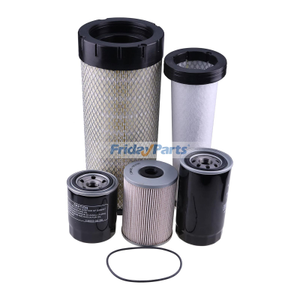 500 Hours Oil Fuel Air Filter Kit MIU800650 MIU802154 MIU802421 AT338105 AT336803 for John Deere Skid Steer Loader 312GR 314G 316GR 317G 318G