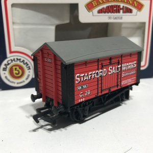 Bachmann 33-181 10 Ton Covered Salt Wagon Stafford Salt Works Boxed