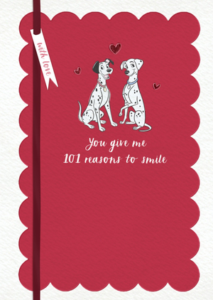 You Give Me 101 Reasons To Smile Card