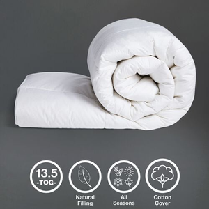 WHITE DUCK FEATHER AND DOWN KING 13.5 Tog Duvet 