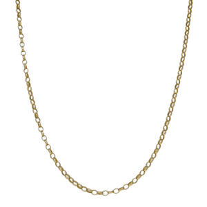 Pre-Owned 9ct Yellow Gold 21" Belcher Chain Necklace
