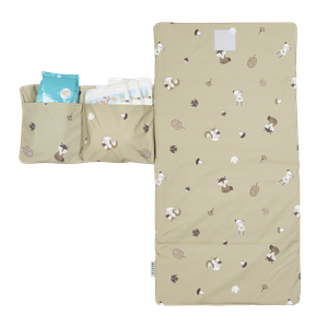 Meyco - Travel Changing Mat - Forest Animals Sand