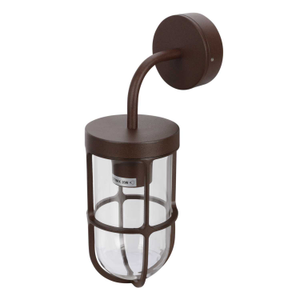 Firstlight Bowen ES/E27 Wall Light Rustic Brown IP65