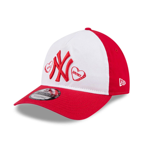 New York Yankees MLB Conversation Hearts Red 9TWENTY A-Frame Adjustable Cap