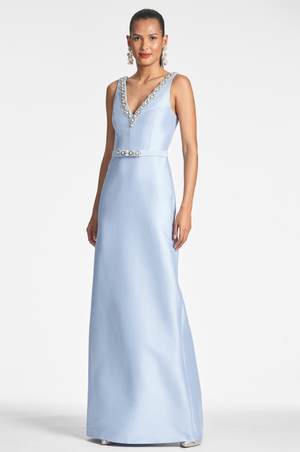 GARDA GOWN - GLACIAL BLUE - FINAL SALE