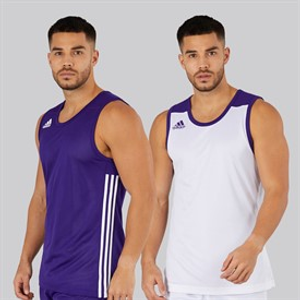 adidas Mens 3G Speed Reversible Basketball Jersey Collegiate Purple/White