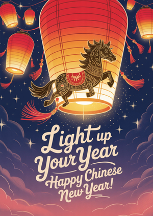Light Up Your Year Happy Chinese New Year Card