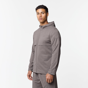 Endurance FZ Hoodie | Washed Brown