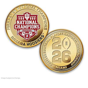 Indiana Hoosiers CFP National Champions Coin Collection