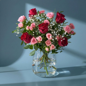 The Red & Pink Rose Bouquet