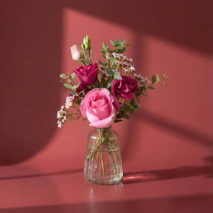 A Little Love Posy In Vase