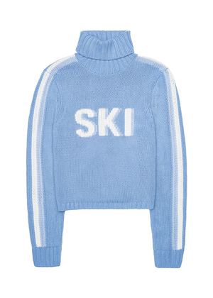 Jade Turtleneck Sweater - Light Blue Ski (M)