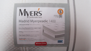 Hypnos Cotton Origins 8 Mattress -5' Kingsize