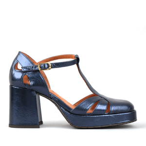 Chaza Metallic Navy - 42 (UK8)