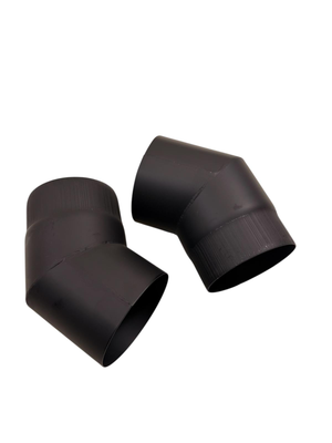 4-Inch 45 Degree Elbows - Pair | Hygge, Ignis, XL Stoves