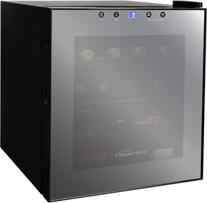 Russell Hobbs RH15WC201MR 46L Tabletop Wine Cooler Fridge Mirrored Glass Door