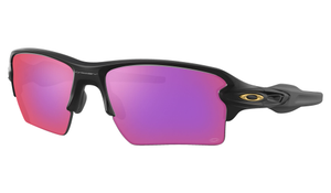 Oakley Flak 2.0 XL Prescription Sunglasses - Matte Black (Gold Icon), Oakley Prizm Road
