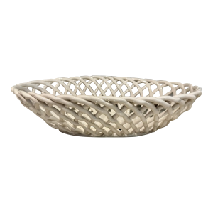 Italian Weaved Ceramic Basket