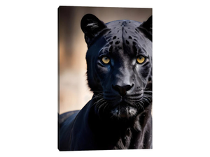 Black Panther (Animal Isolated On Black Background) IV