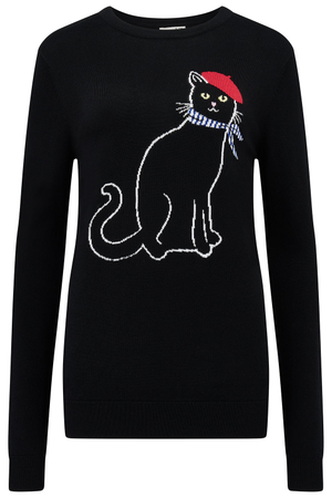 Rita Jumper Black, French Kitty (L)