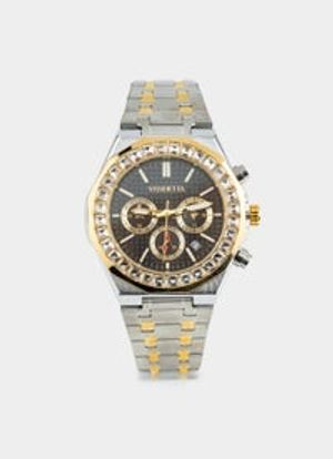 Vendetta Regent Watch - Silver/Gold/Black