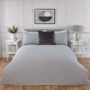 Bedford Grey Waffle Duvet Set